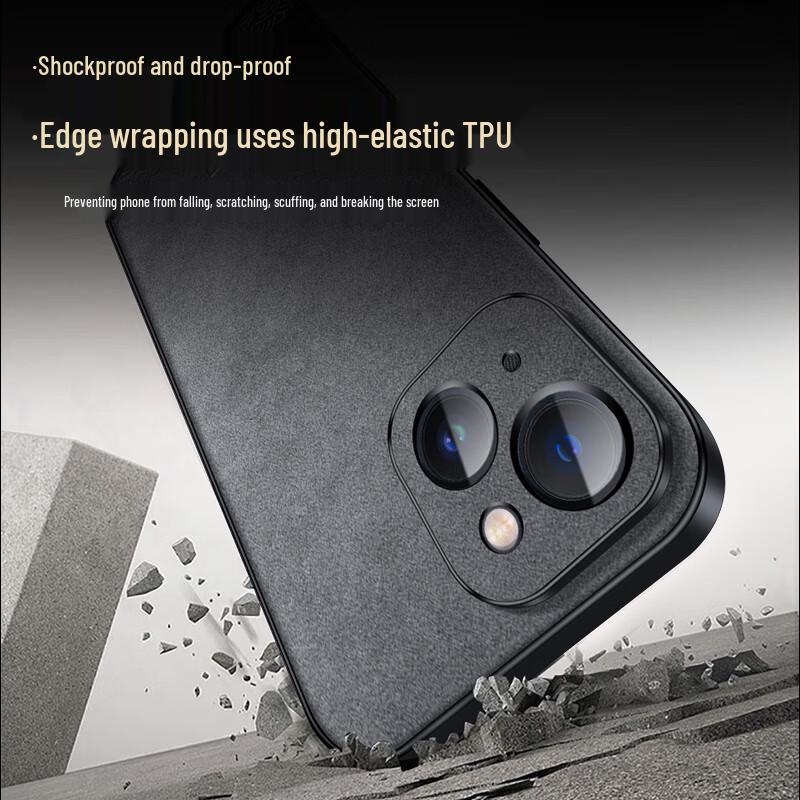 Shangsu Chinese Style Faux Leather iPhone 15 Series Case