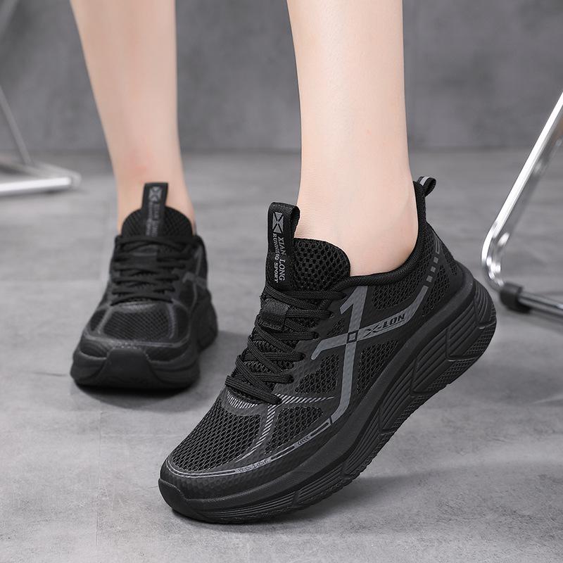 Scarpe da Donna Primavera Sneakers in Rete Traspirante Scarpe Casual da Donna con Lacci Piattaforma Leggera Sneakers da Donna Scarpe da Donna Tennis