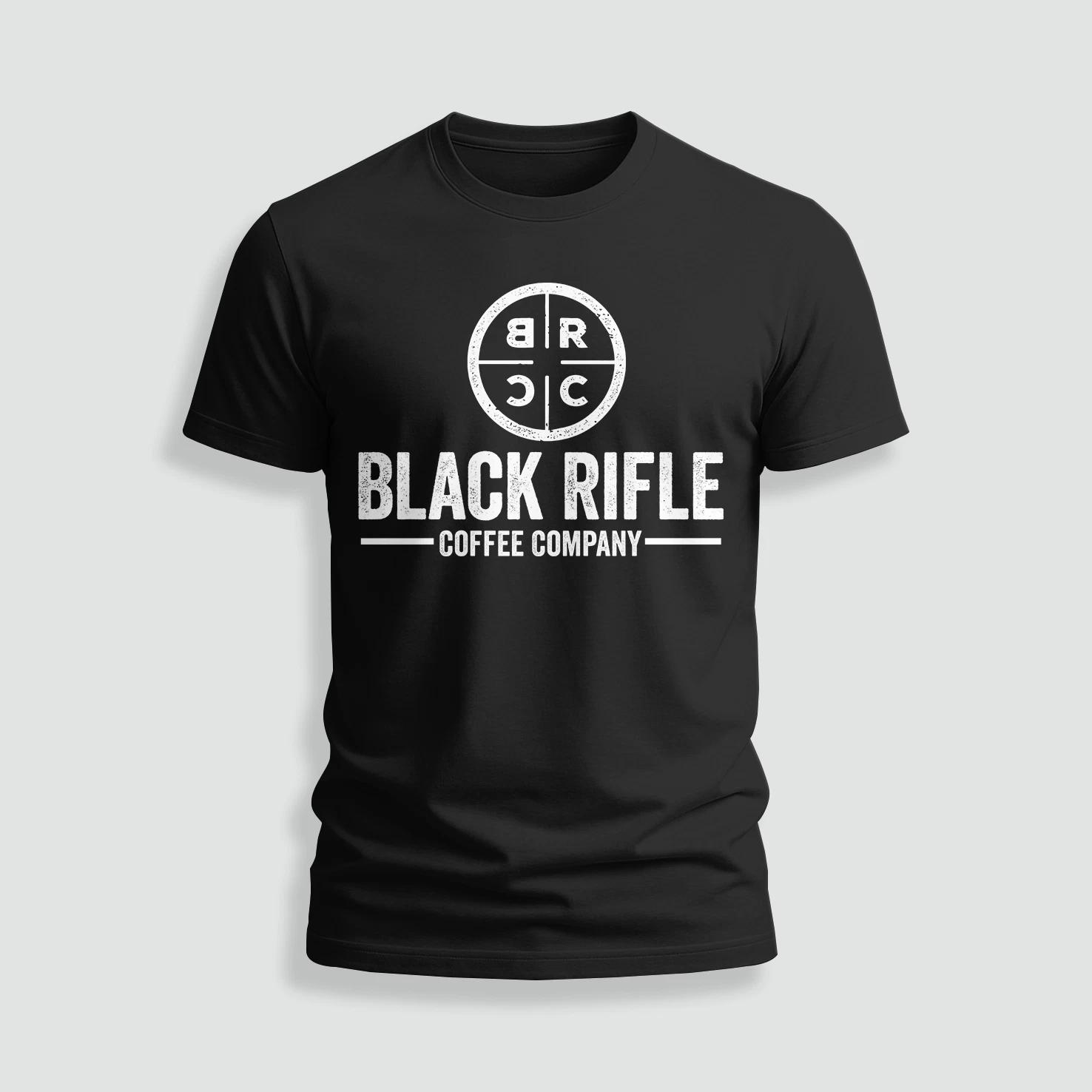 Black Rifle Coffee Company logo funny T-Shirt Size S-5XL S