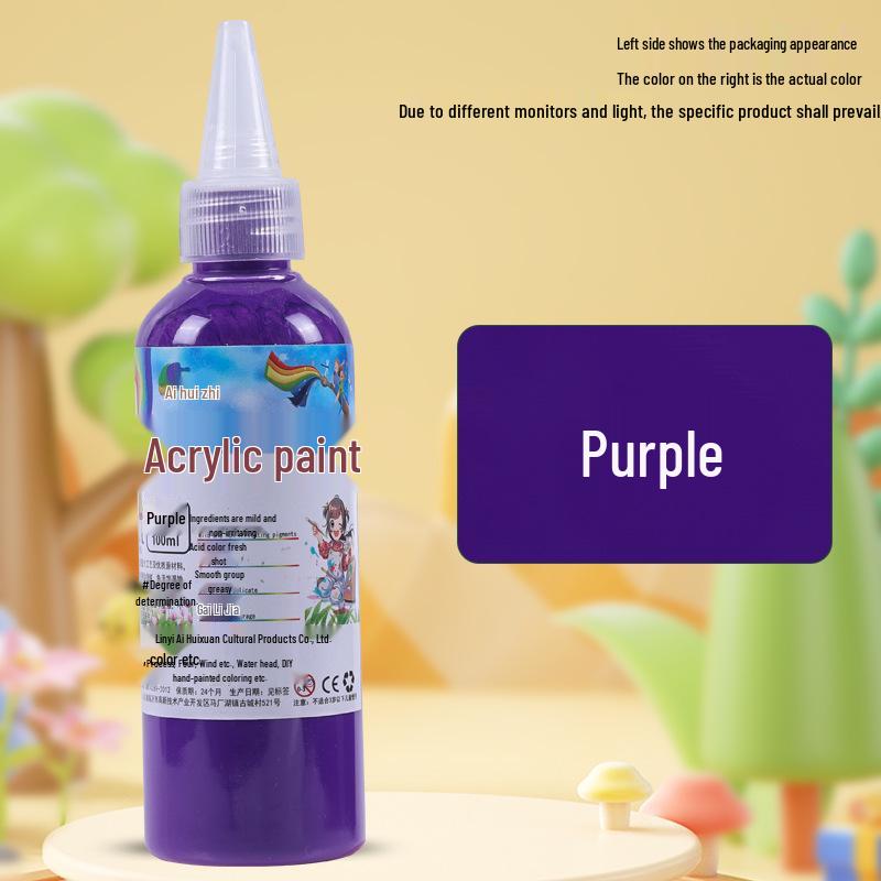 100ml Acrylic Paint for Plaster Doll, Fluid, Graffiti, Wall & Art Painting