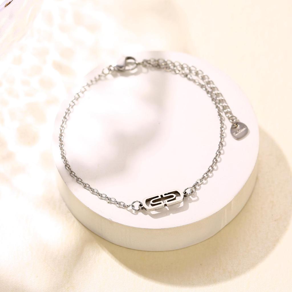 Stainless Steel Animal Fruit Bracelet - Kitten, Puppy, Strawberry Design