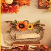 Pumpkin Wooden Sign Decoration Sunflower Festival Halloween Decoration Garland Home Wall Door Decoration