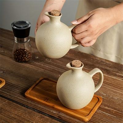 Kreativní minimalistické keramické kořenky v japonském stylu, sada 3 kusů, kuchyňské nádoby na koření, dózy na sůl a cukr