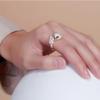 Cute Little Fox Adjustable Opening Ring – Small Luxury Design Fashion Ring for Women & Teenager, Delicate Animal Jewelry, Versatile Daily Wear Gift