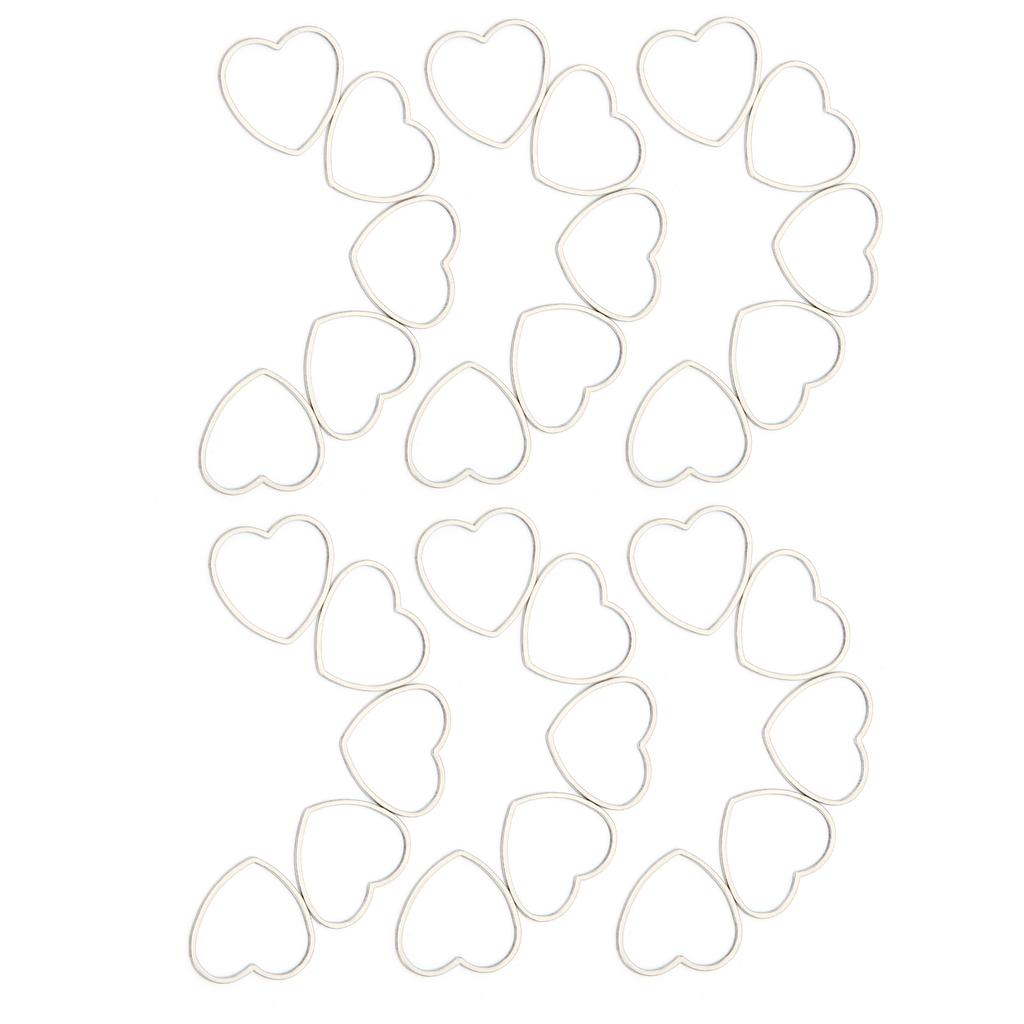 30pcs Hollow Frame Pendants Resin Craft Open Bezels Jewelry Necklaces Earrings Making Supplies
