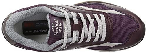 Asahi Medical Walk Walking Shoes, KV78401, Women's, Size 24.5 cm, 3E, with SHM Technology to Prevent Knee Problems