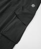 Kallapataleu Wide Balloon Ankle Zip Belted Cargo Pants - Deep Gray