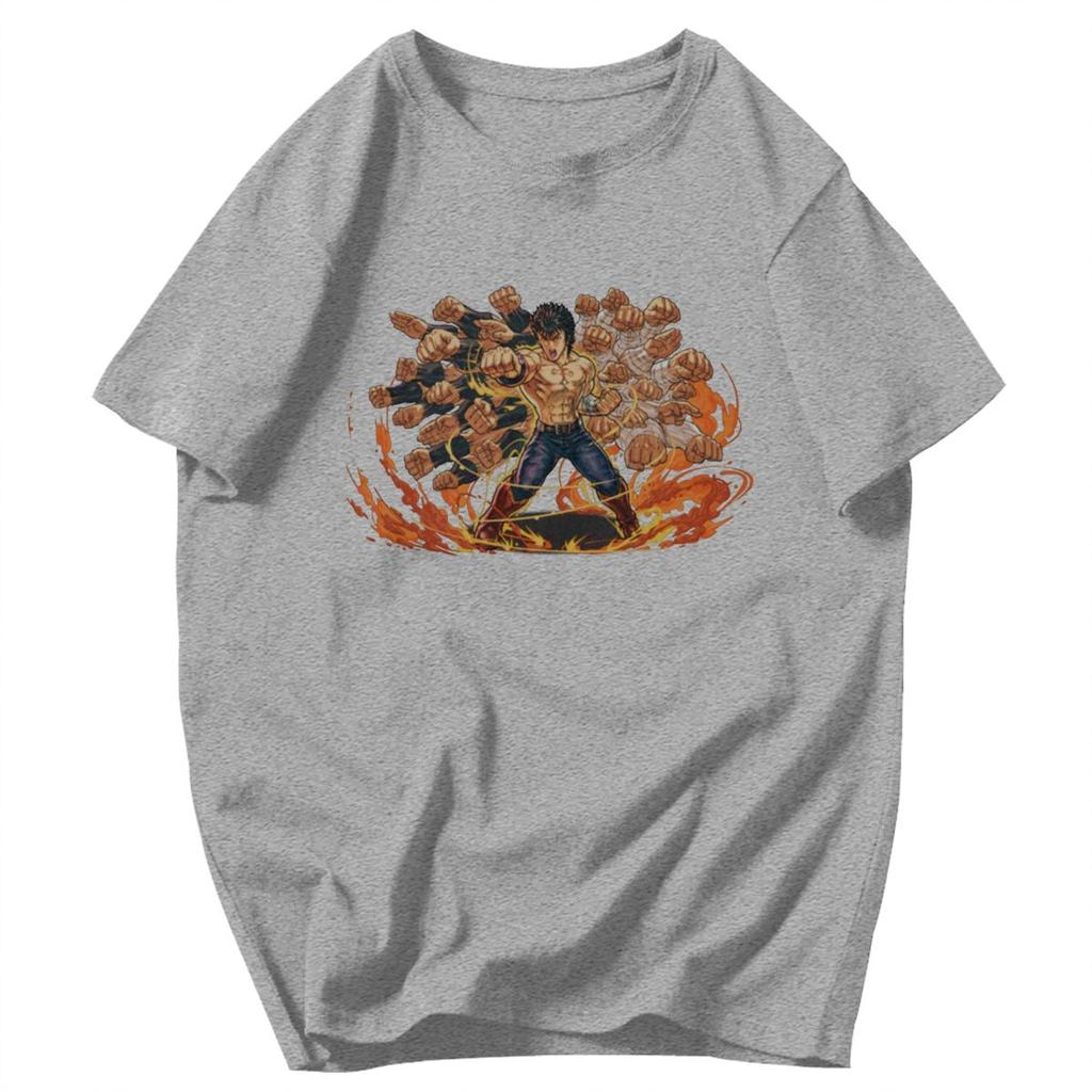 Men T Shirt Hyakuretsu Ken Kenshiro Fist Of The North Star Awesome Idea Y2K Graphic Customized Unisex Clothing T Shirts