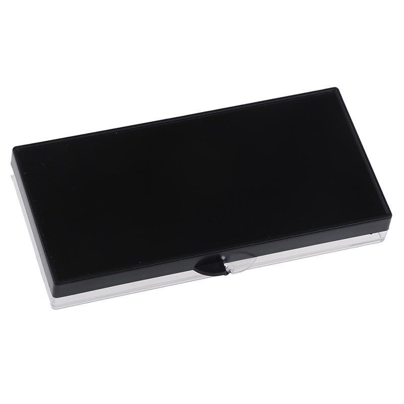 Wimpern Lagerung Box Verpackung Box Transparent Deckel Schwarzes Tablett Für Transplantierte Wimpern
