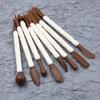 8pcs Plastic Clay Sculpting Tools Set-Uncharged Pottery & Resin Craft Shaping Spatulas, Carving Knives, and Detail Needles.