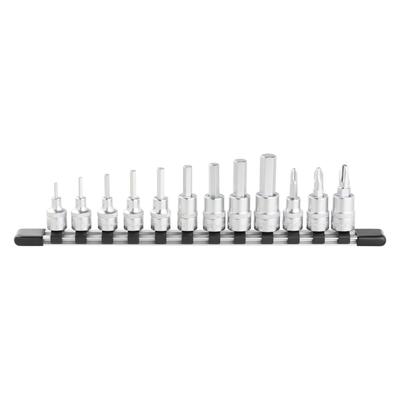 TONE סט בוקסות משושה HH312 זווית כונן תכולה 12 פריטים (עם מחזיק) 9.5 מ"מ (3/8 ")