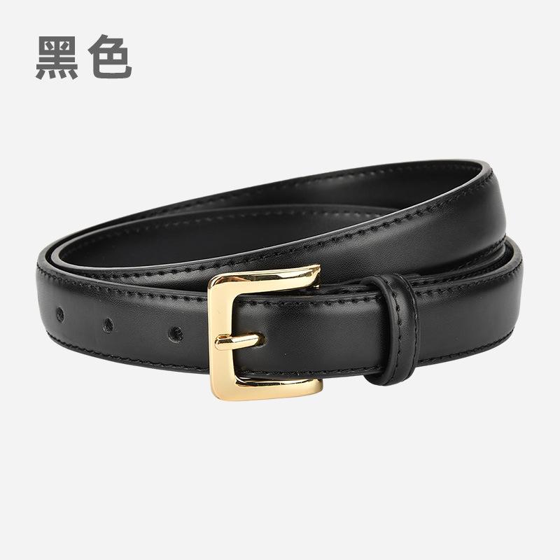 omen s belt new retro belt square buckle pin buckle versatile thin belt belt 105