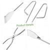 GLEAVI 1 Piece Long Garbage Tongs, Garbage Gripper, Garbage Tongs with Grill Scissors, Outdoor Tool, Garbage Picking Tool, Garbage Tracking