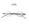 2023 Fashion Japanese Reading Glasses: Anti-Blue Light, Small Round Frame, Mini Spring Temples