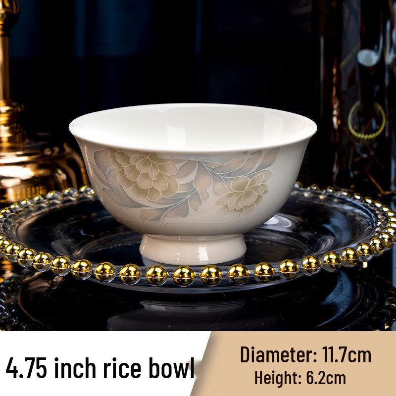 

Набор из 2-х высоконогих рисовых мисок из костяного фарфора с мультяшным рисунком Yaqing