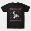 Motocross Ugly Christmas Sweater Gift Made In Australia T-Shirt