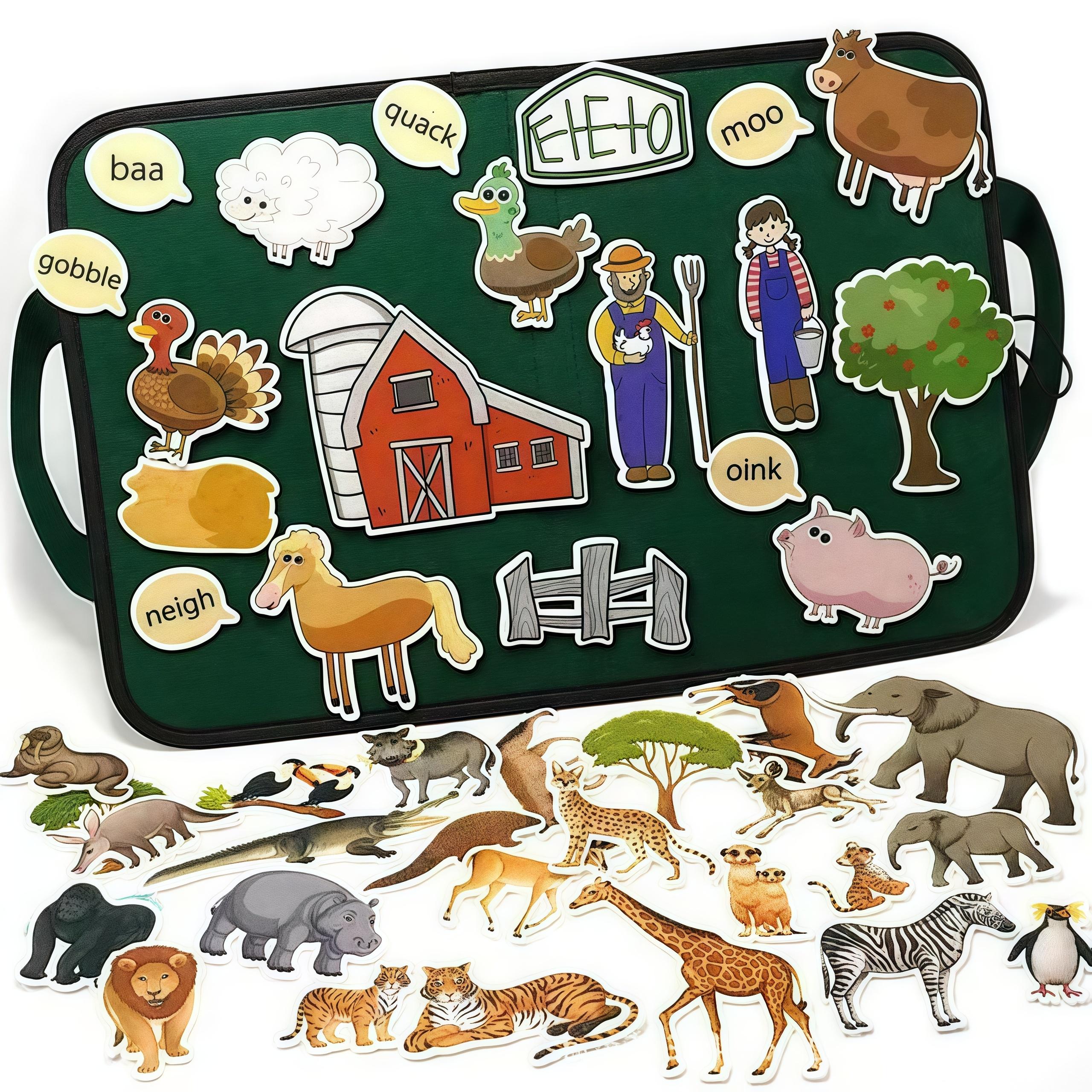 Interesting Toys Felt Story Board Storytelling Interactive Teaching Activity Kits Montessori Educational Learning Toys Flannel Board Travel Toys
