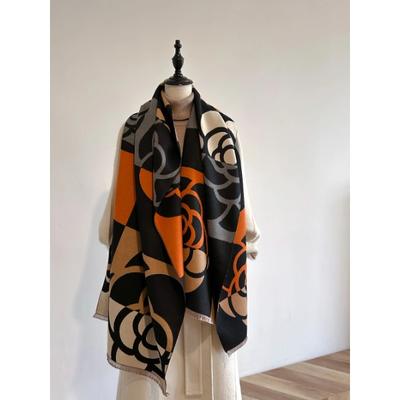 Cashmere Scarf for Women Thick Warm Winter Blanket Brand Female Luxury Quality Shawl Wrap Bufanda 2024 Poncho Echarpe Pashmina