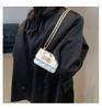 Korean Style Retro Women's Diamond Pattern Chain Crossbody Bag 2025 - Trendy Fashion Casual Small Square Shoulder Bag