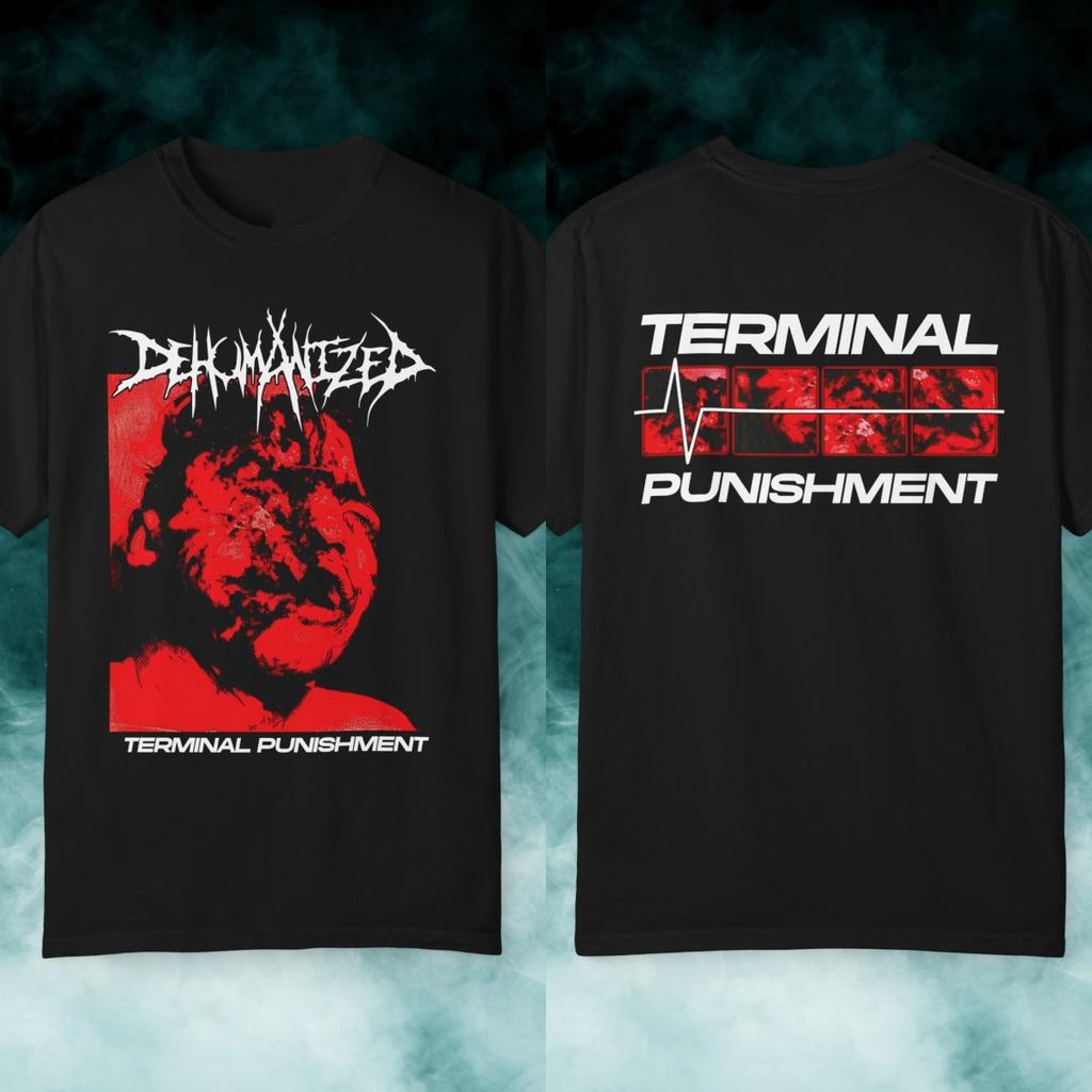 Dehuunisexized Terminal Punishunisext Shortsleeve Graphic Tshirt Cotton Unisex Unisex Streetwear Tee