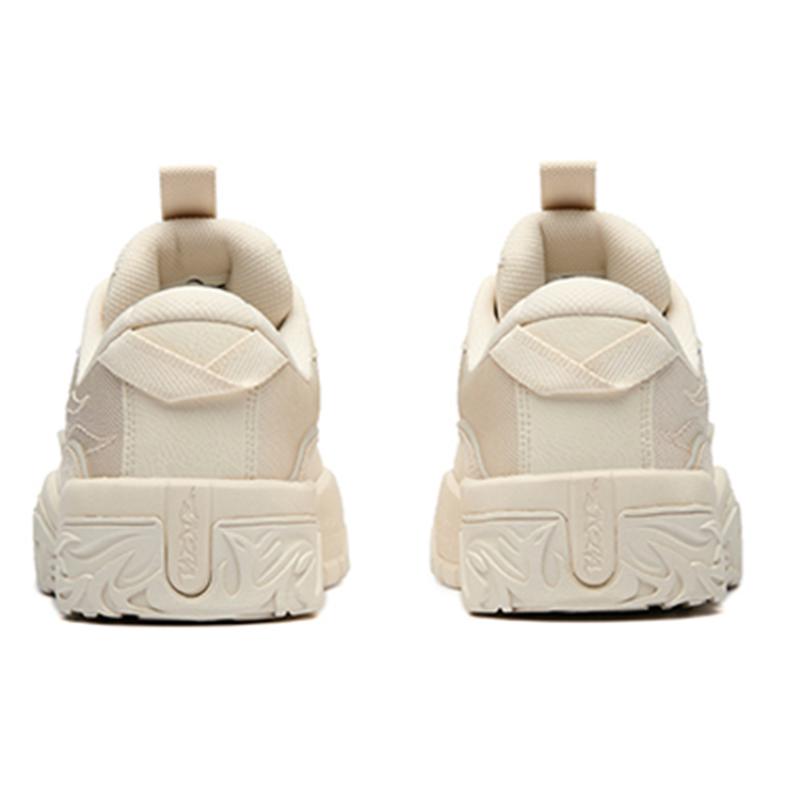 Anta Hot Height Increasing Low-Top Skateboard Shoes Men's Muddy Sandy Gray Sneakers 912238083-2