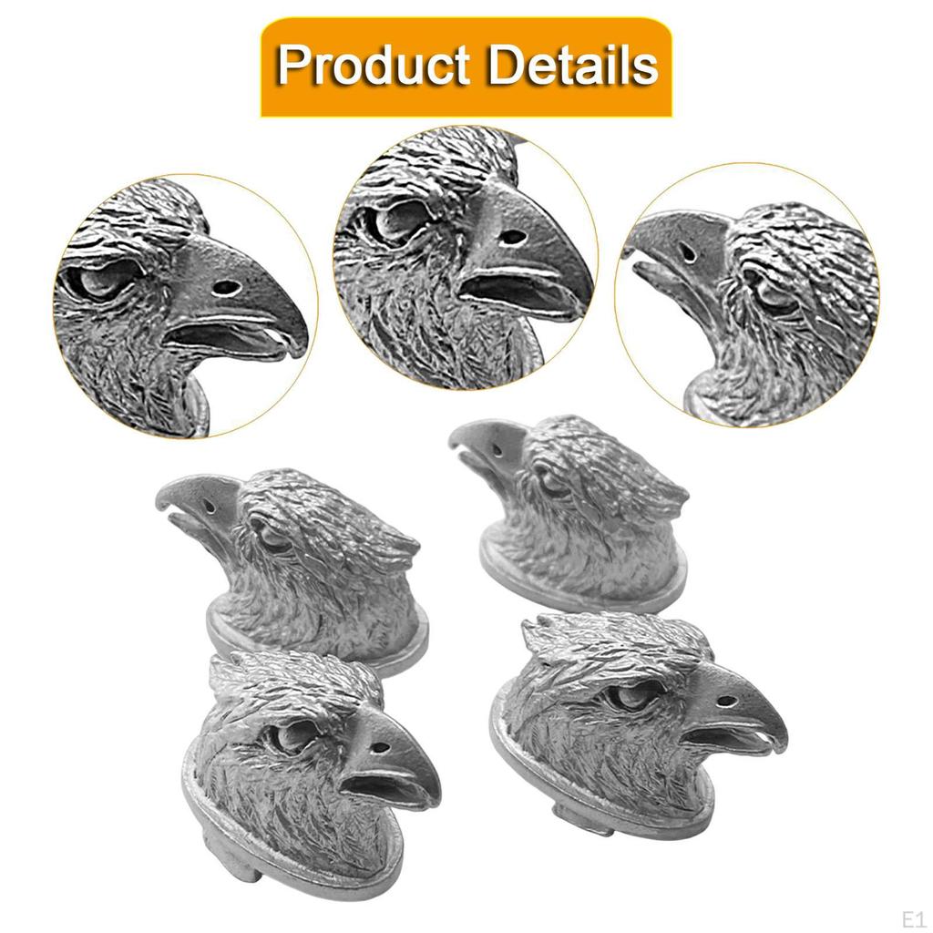 Knife Pommel Sturdy Eagle Head Design DIY Handle Accessory, Making Tool Decor