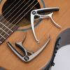 Miwayer Aluminiumlegierung Gitarren-Capo Metall-Gitarren-Stimmgerät Plektrumhalter Professionelles Capo für Akustik-Elektrik-Gitarre Ukulele Bass