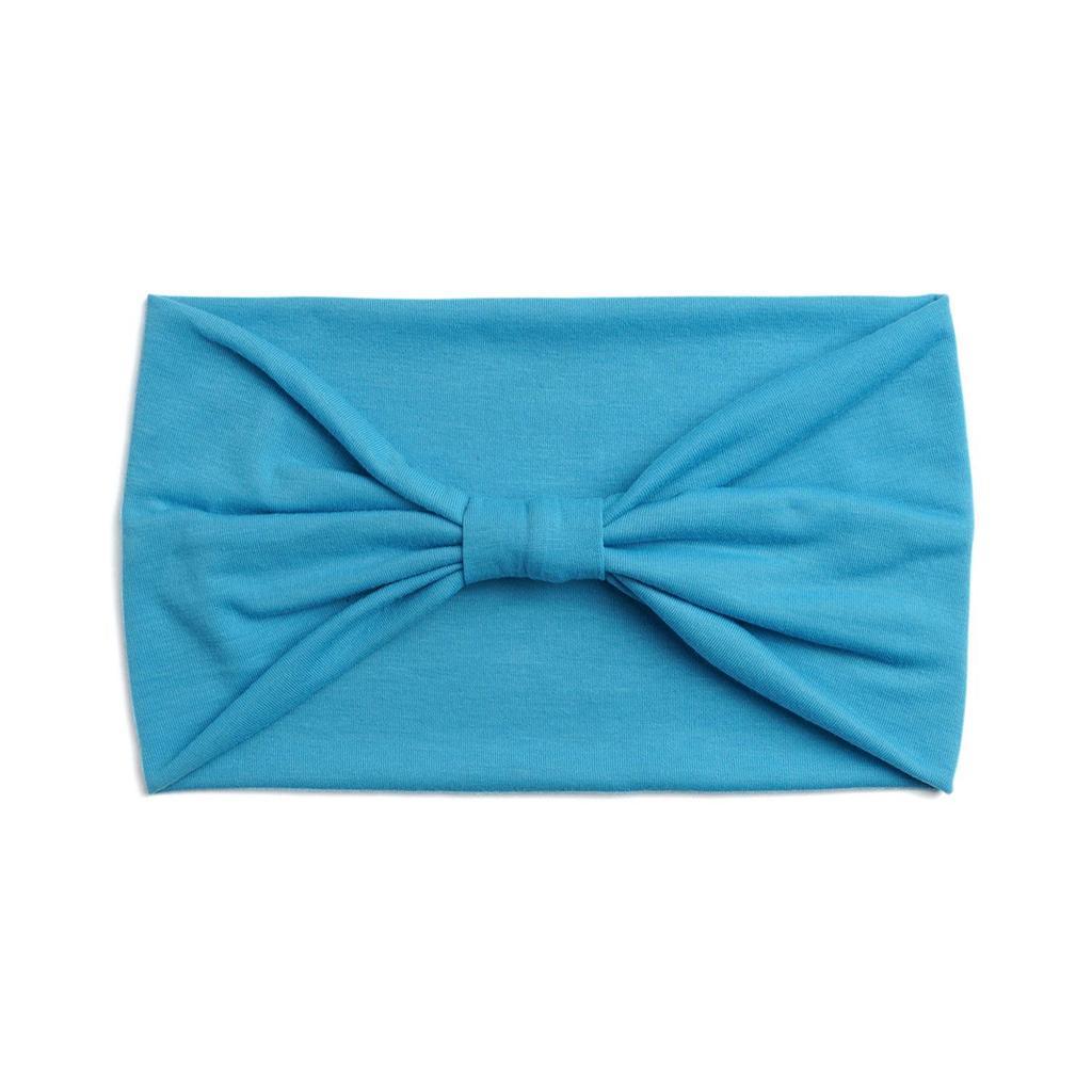 Stretchy Solid Color Sports Headband - Sweat-Absorbing Yoga & Running Hairband