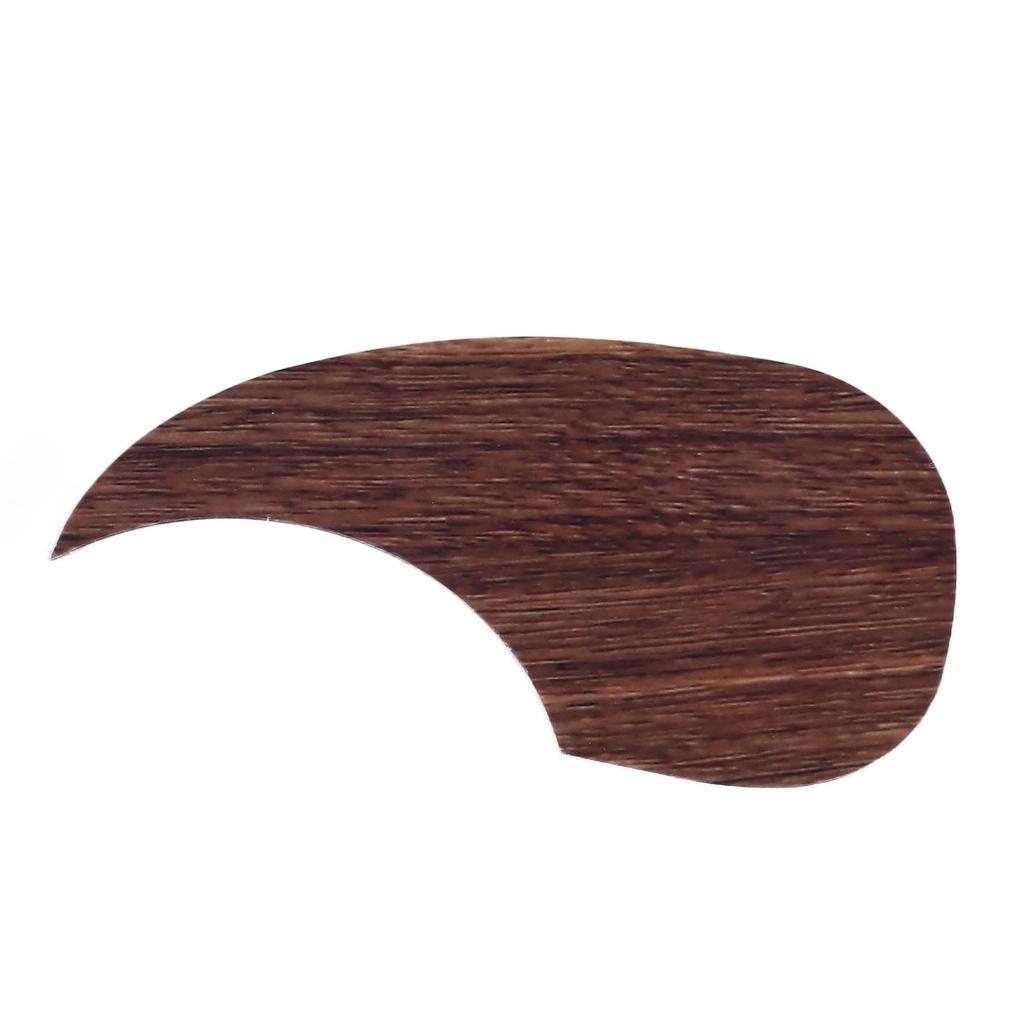 Acoustic Guitar Pickguard PVC Wood Grain Pattern Durable 3D Pickguard Scratch Plate Water Drop Shape