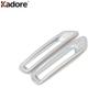 For Nissan Leaf 2017 2018  Chrome Car Rear Bumper Fog Light Lamp Cover Trim Tail Foglight Bezel Trim Exterior Accessories