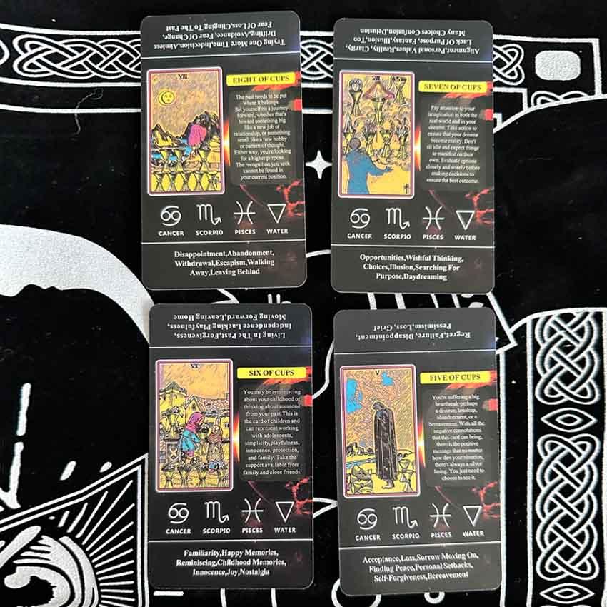 10.3*6cm Beginners Learning Planet Waite Tarot Card Games