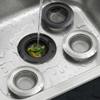 2 Pack - Black Kitchen Sink Strainer, Stainless Steel, Anti-Clogging, Large Wide Rim 4.5 Inch Diameter,Black