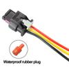 2x Für VW Transporter T6 Eos Golf Jetta Passat Tiguan Caddy Touran Polo 3-PIN Einparkhilfe Sensor Stecker 4F0973703