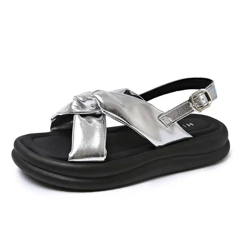 Fashion Thick Sole Summer Pink Sandals For Women Slide Slippers For Women Shoes Boots Lady Sneakers Sports Wide Foot Luxe Hand Made