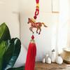 2026 Year Of Horse Wall Hanging Car Ornament Chinese New Year Red Gold Pendant Lucky Decora Housewarming Gifts