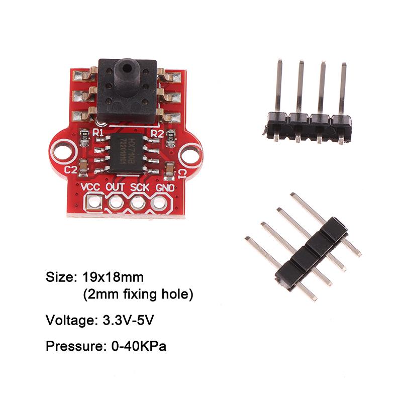 Dc 3.3V 5V 0-40Kpa Pressure Sensor Module Connect 2.5Mm Soft Tube Digital Liquid Water Level Controller Board For Arduino