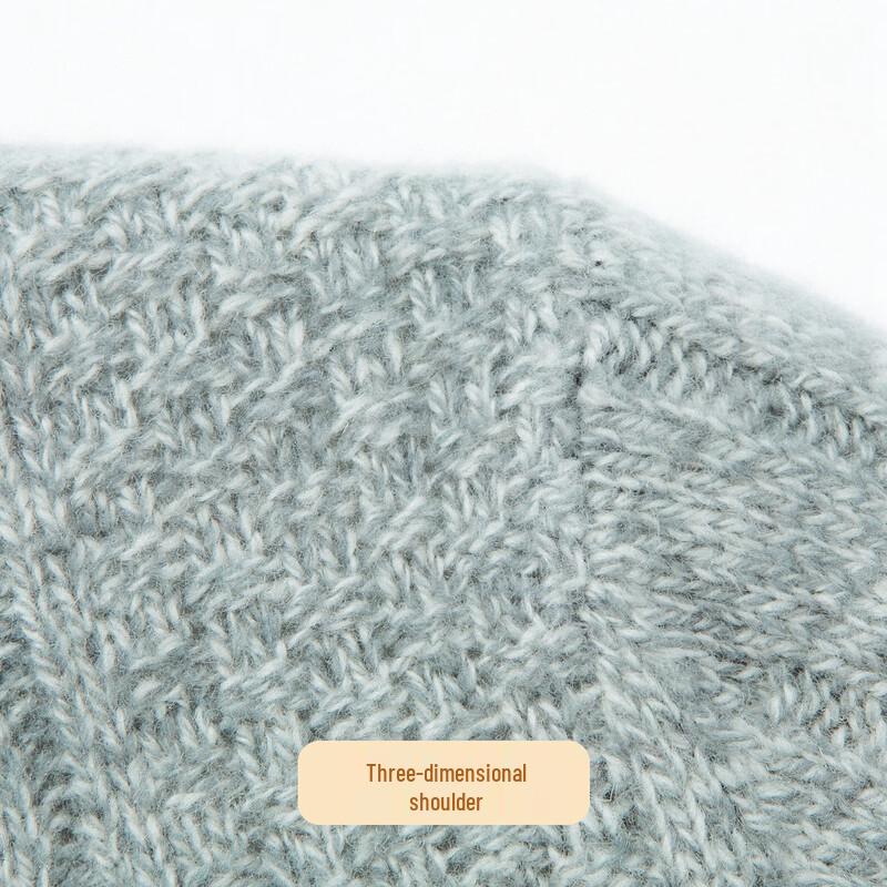 Men's 100% Merino Wool Thick Round Neck Sweater