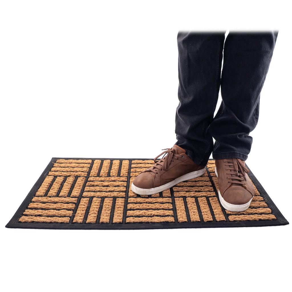 KADAX Wycieraczka pod drzwi 40 x 60 cm szachownica