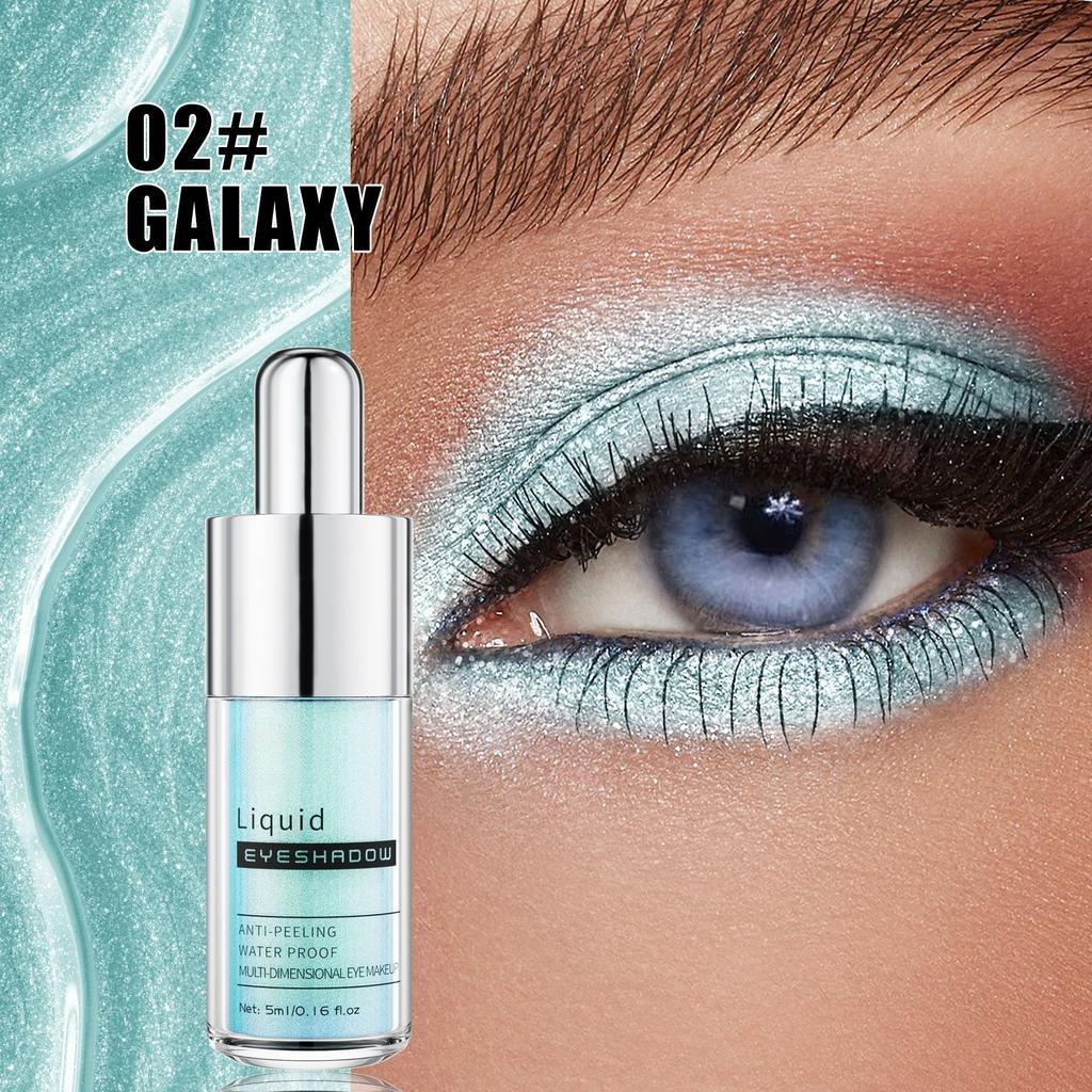 Lidschatten Flüssig Hochglänzend Mehrfarbig Perlglänzend Flüssige Farbe Lidschatten Bunter Flüssiger Lidschatten Flüssig Cross Border Make-up Großhandel