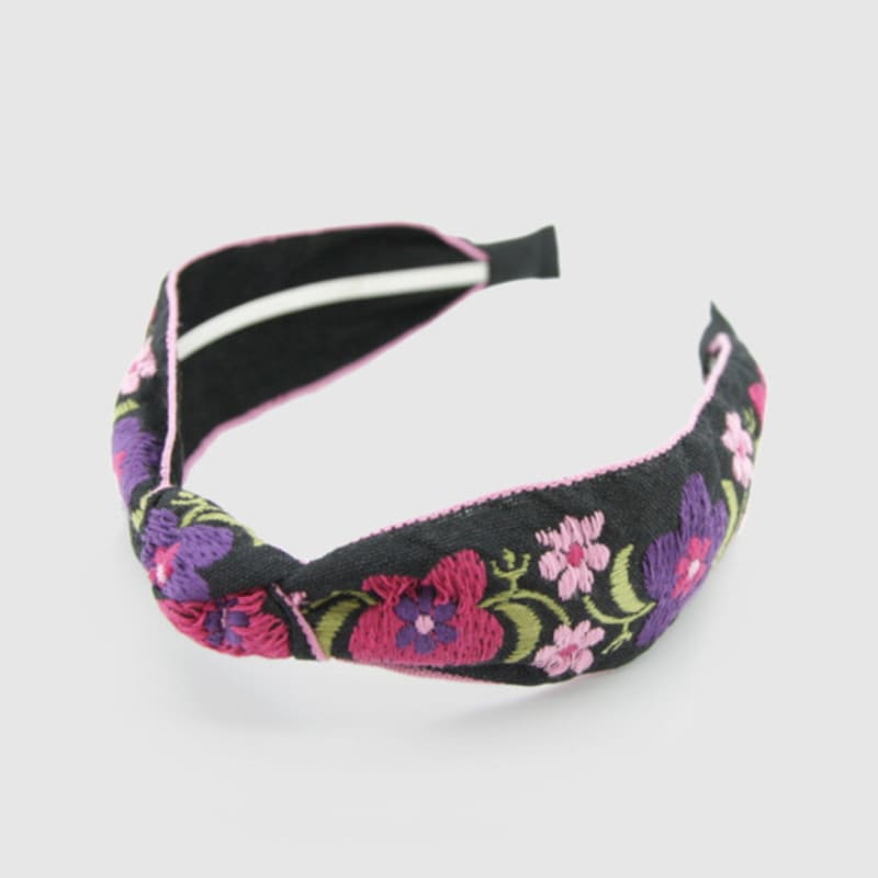 LALA Violet Flower Bohemian Imported Hairband