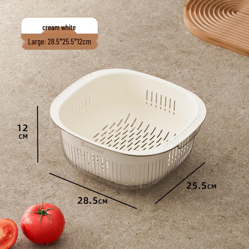 TAYHEE Kitchen Draining Baskets for Fruits & Vegetables