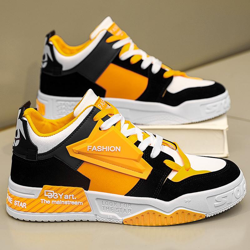 Mittelhoch Top Eltern-Kind Schuhe 2024 Neu Studenten Trend Allround Rutschfest Freizeit Sport Dicke Sohle Streetdance Board Schuhe