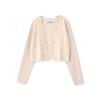 JILL by JILL STUART Women's Scalloped Edge Bolero Cardigan In Mauve