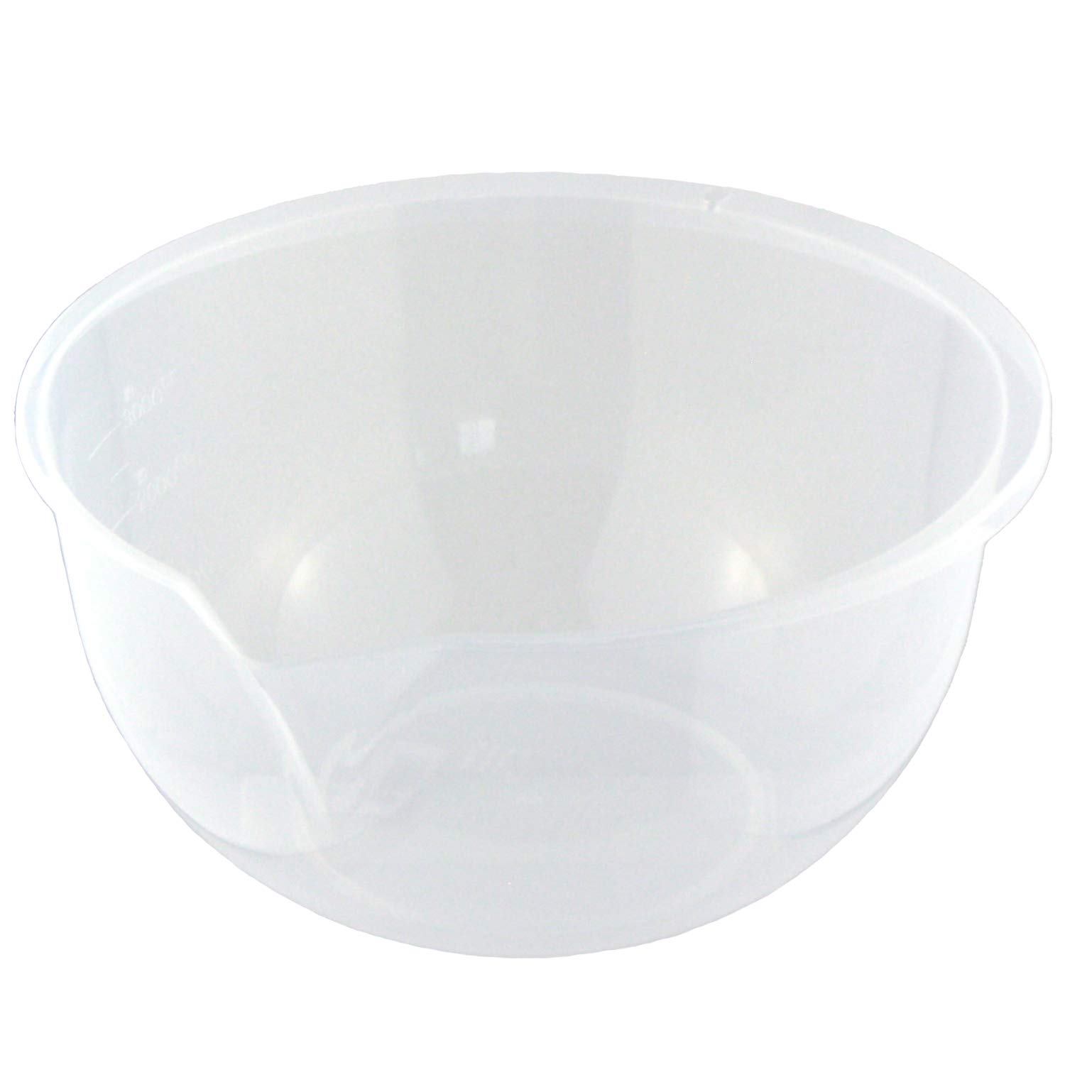 Nagao Ball Antibacterial Spouted Bowl 24cm Natural with Measurement Markings Made in Japan Heat-Resistant