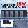 12W Foldable Solar Panel Charger with USB for Outdoor Camping