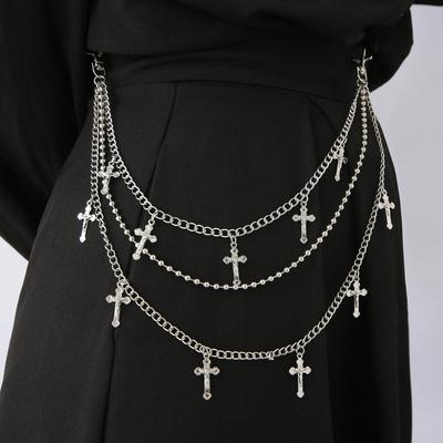 Cross-Border Hip Hop Punk Multi-layer Chain Pendant Pants Accessory