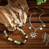 Salircon 2 Styles Exquisite Boho Beaded Bracelet Women Vintage Multilayer Ethnic Style Sun Butterfly Star Pendant Bangle Jewelry