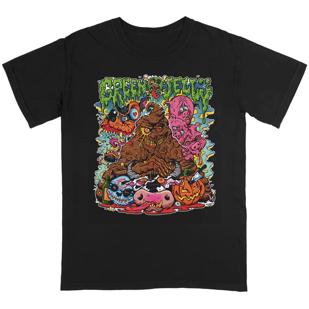 

New Green Jelly Band All Size S to 5XL SE140 FREE SHIPPING Unisex T-Shirt Graphic Tee XXXL