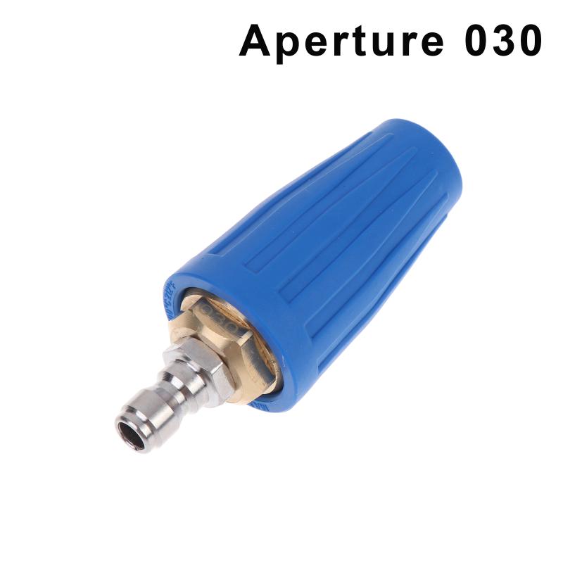 High Pressure Washer Rotating Turbo Nozzle Ceramic Core 1/4" Quick Connect 360 Rotation Tip For Car Patio Home Washing Cleaning