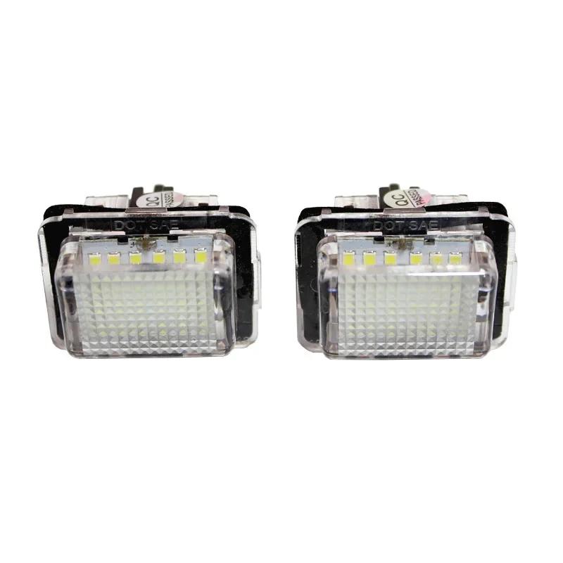 For Mercedes W204 W212 C207 C216 W221 Car Flashing Error Free SMD LED License Plate Light Kit Car License Plate Lights